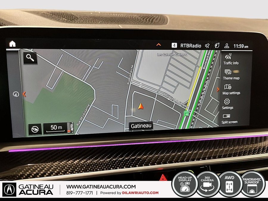 BMW X6 *** UN PROPRIO + CLEAN CARFAX *** 2023 Noir