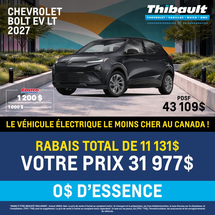 Thibault sherbrooke promo mai chevrolet bolt ev ACHAT FR 1
