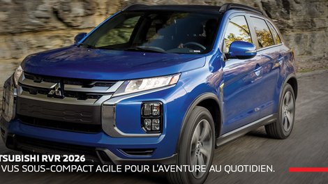 Découvrez le Mitsubishi RVR 2026 : performance, polyvalence et style pour la route à Gatineau