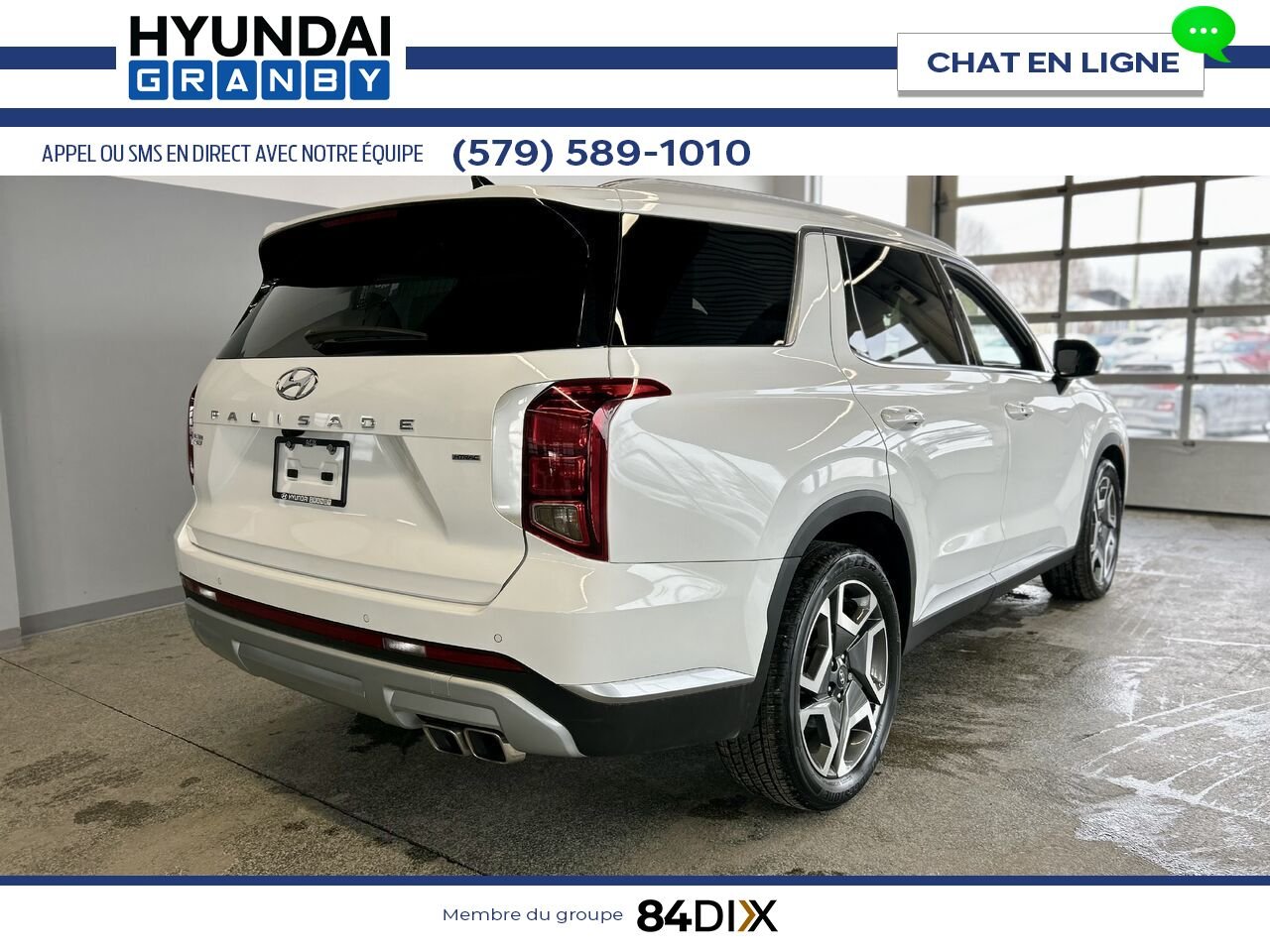 2023 Hyundai Palisade White Granby - photo #6