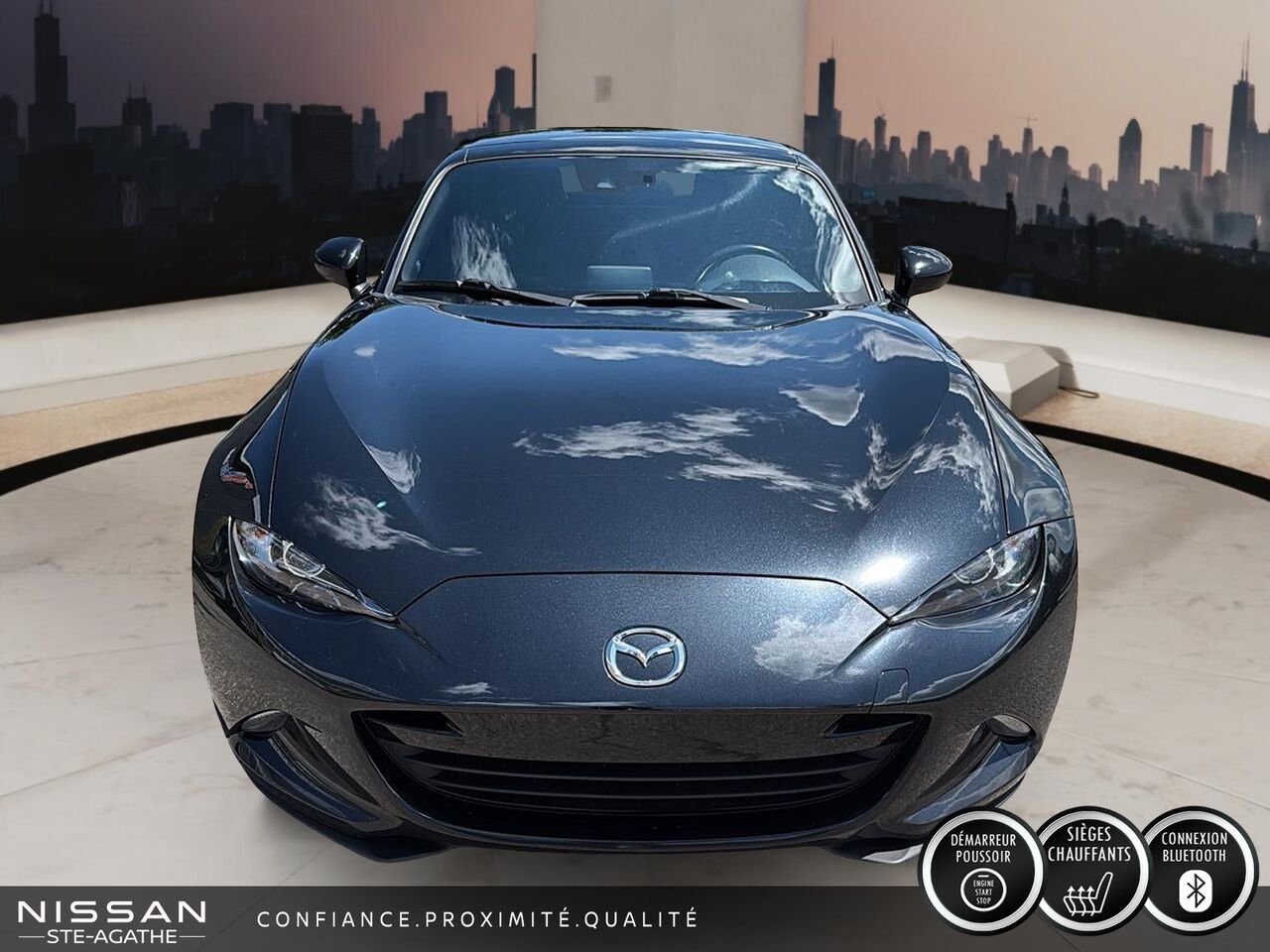 Mazda MX-5 RF 2022 Noir Saint-Jérôme - photo #1