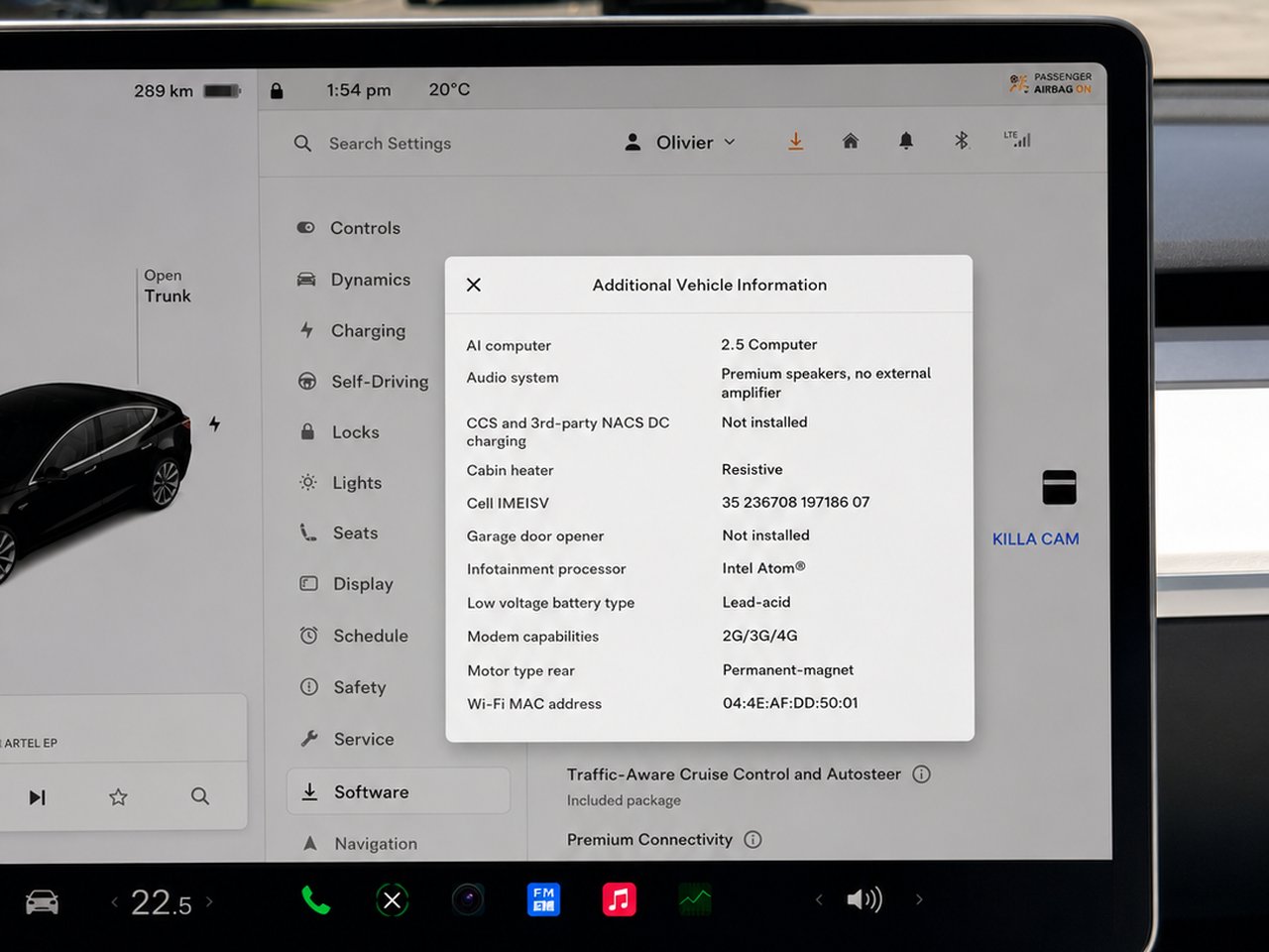 Tesla Model 3 2019 Noir Granby - photo #16