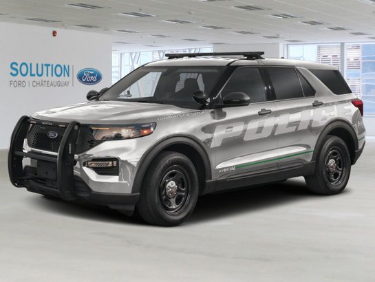 Ford Police Interceptor utilitaire 2025 Gris argenté métallisé