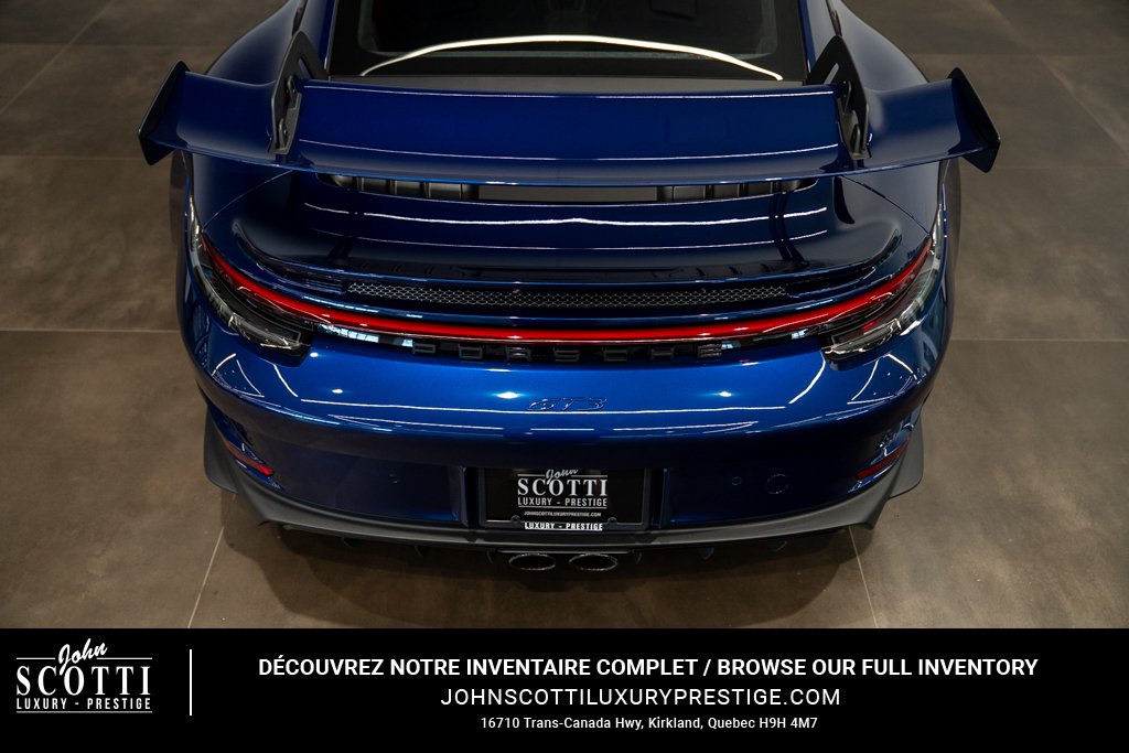 Porsche 911 GT3 coupé 2022 Bleu Kirkland - photo #8