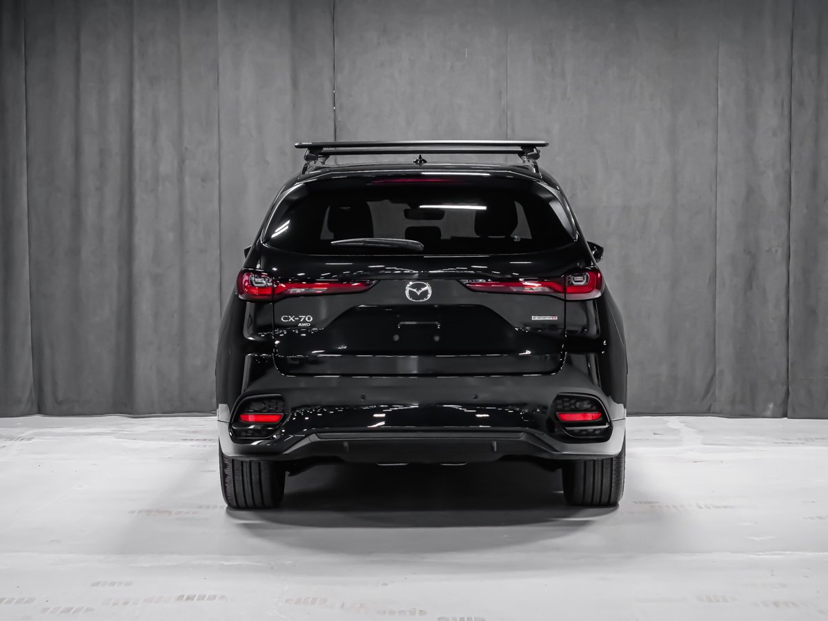 2025 Mazda CX-70 MHEV GT-P SIÈGES VENTILER BARRE DE TOIT Black Montreal - photo #5