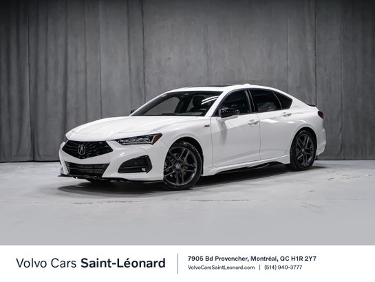 2024 Acura TLX A-SPEC BAS KILOMETRAGE VOLANT CHAUFFANT White