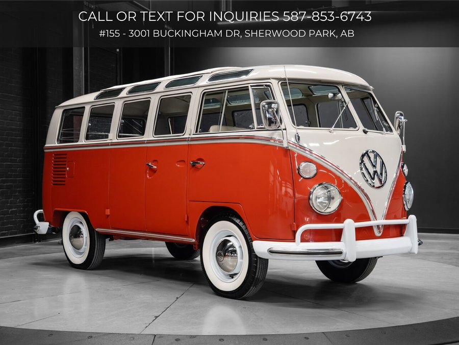 1964 Volkswagen 21-Window Deluxe Microbus 1964 Red