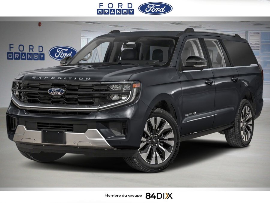Ford Expedition Platinum Max 4x4 2026 Noir agate métallisé