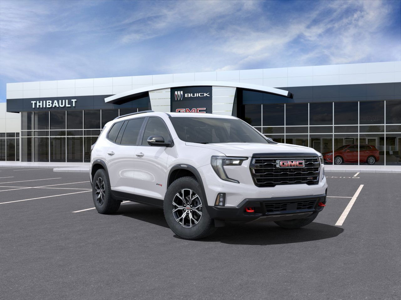 GMC Acadia AT4 2025 Blanc givré, triple couche Granby - photo #0