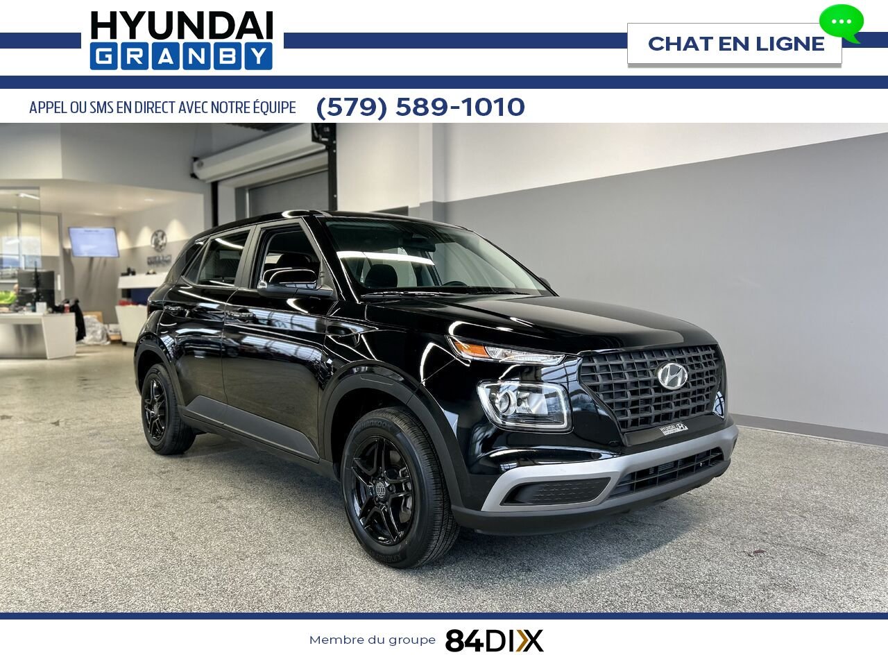 Hyundai Venue 2024 Noir Granby - photo #0