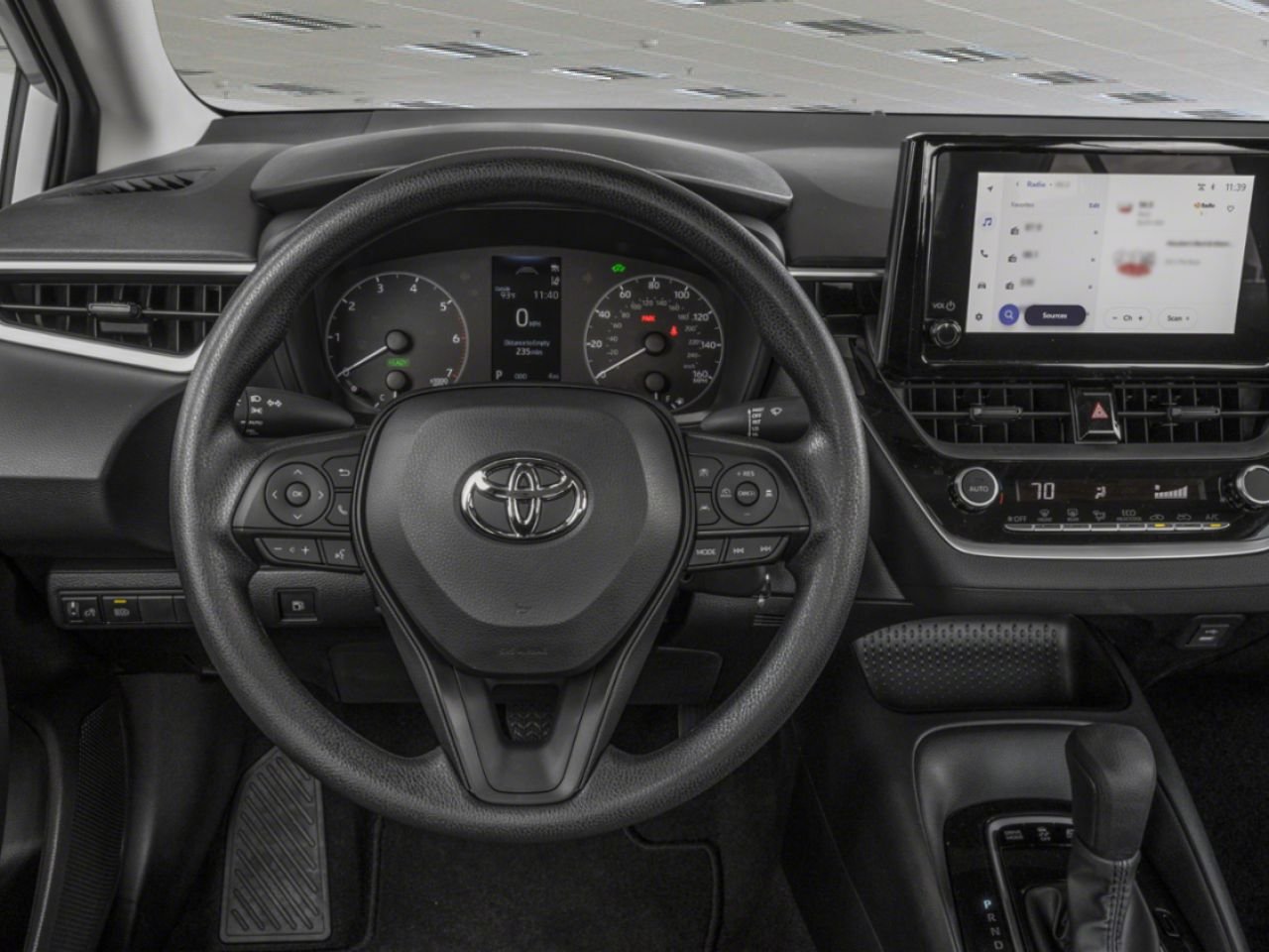 2026 Toyota Corolla 2602019 | Hybrid LE Midnight Black Metallic Edmonton - photo #6
