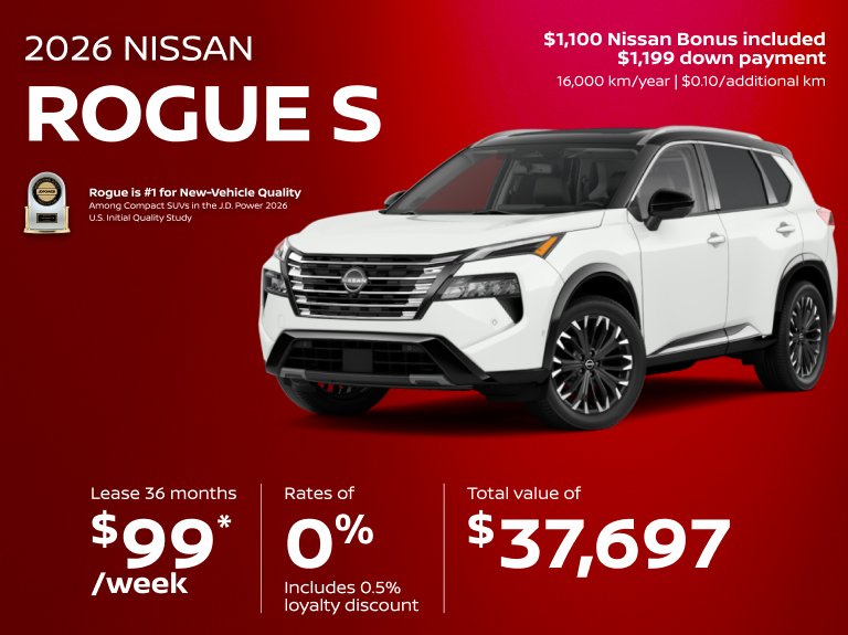 Nissan chomedey Accueil juillet Rogue S