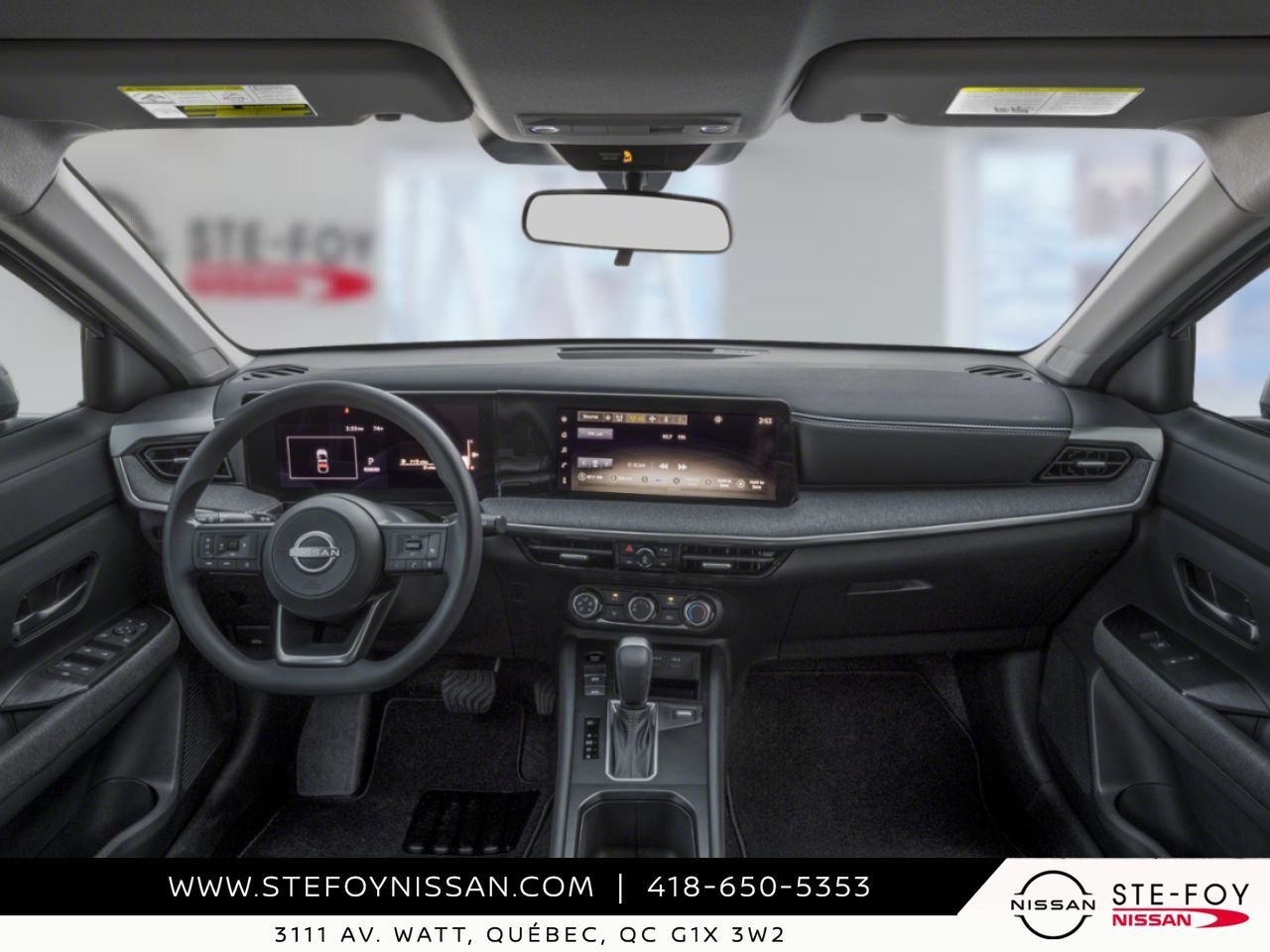 NISSAN Kicks 2026 Blanc d'Aspen triple couche/Noir intense Ste-Foy - photo #5