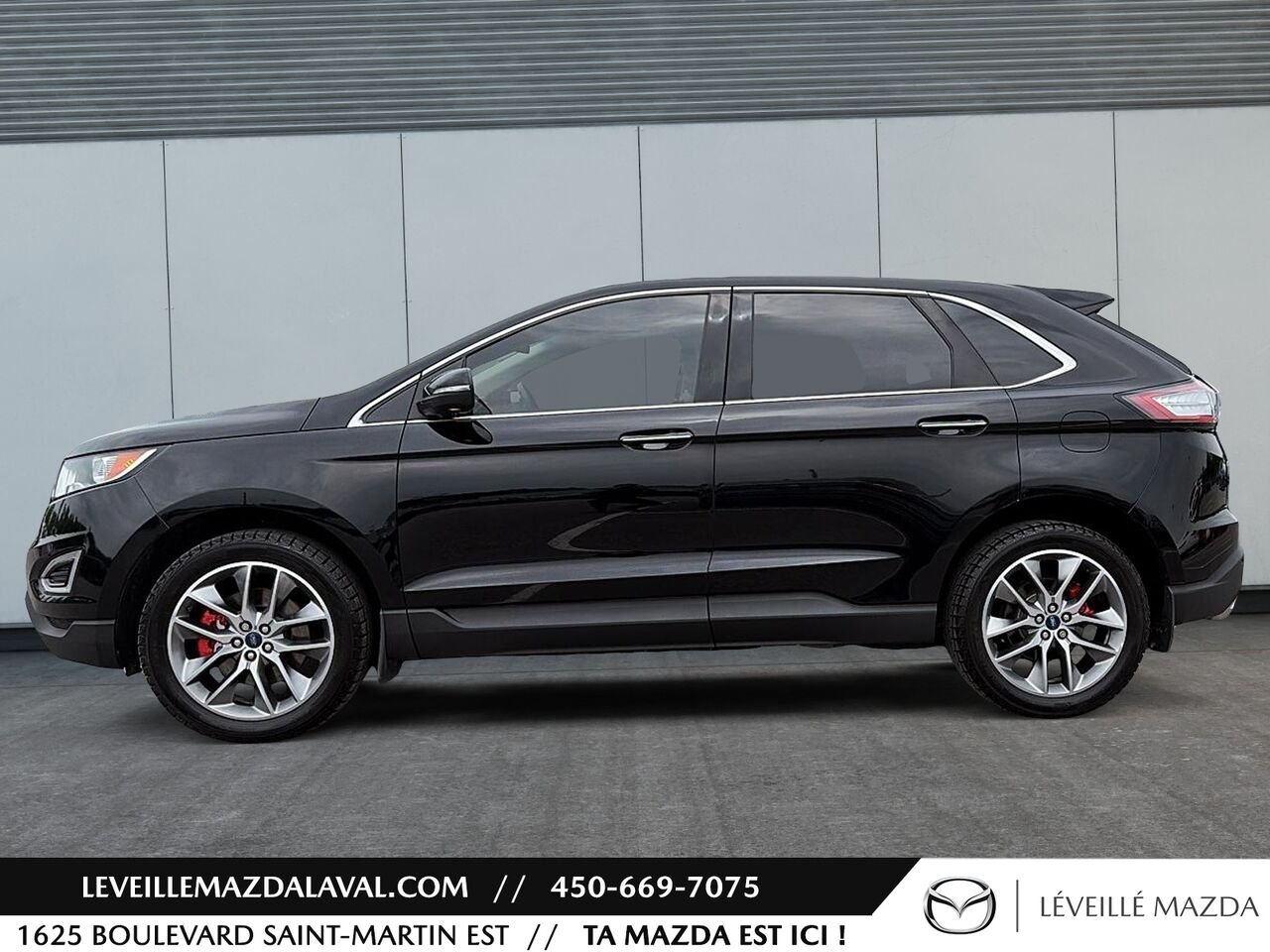 Ford Edge 4 portes Titanium, Traction intégrale 2017 Noir Laval - photo #7