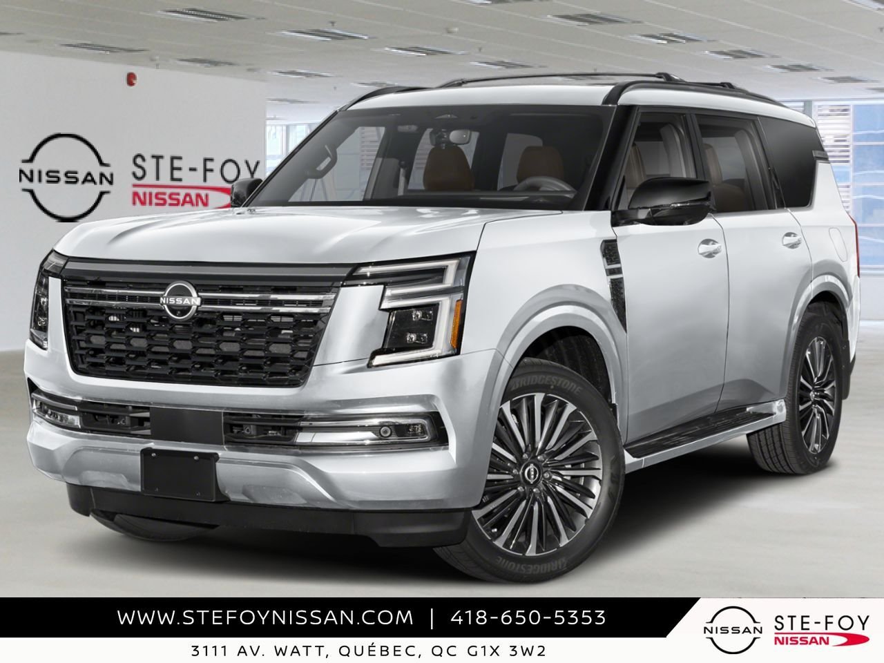 NISSAN Armada 2026 Blanc Everest nacré triple couche Ste-Foy - photo #0
