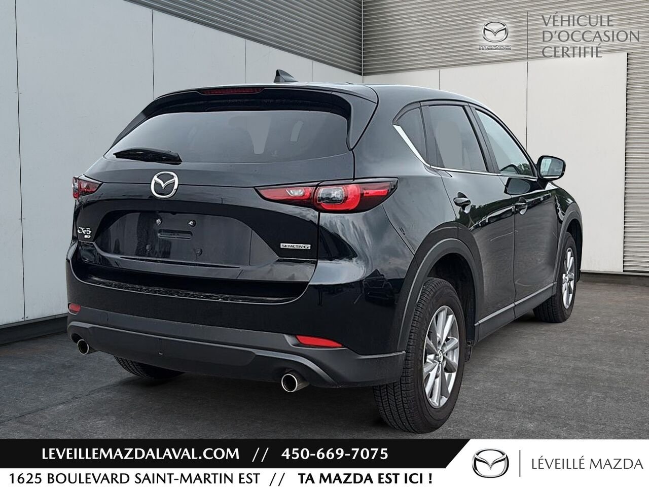 Mazda CX-5 GS TI sans désactivation de cylindres 2024 Noir Laval - photo #5