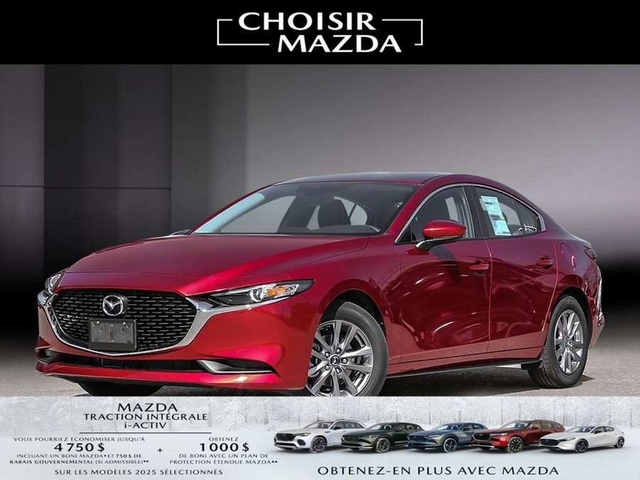 2025 Mazda Mazda3 2025 Soul Red Crystal Metallic