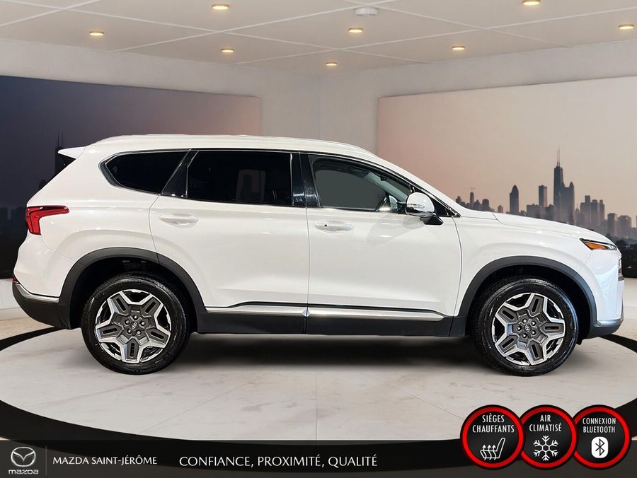 2022 Hyundai Santa Fe Hybrid TOIT PANORAMIQUE | CUIR | AWD | White