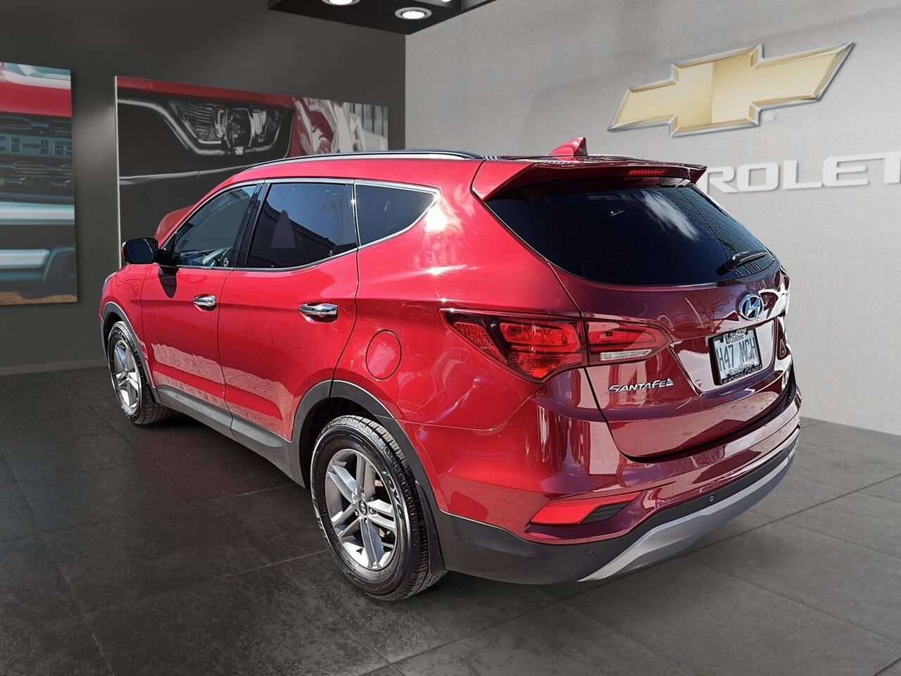 2017 HYUNDAI SANTA FE SPORT PREMIUM Red Saint-Hyacinthe - photo #3