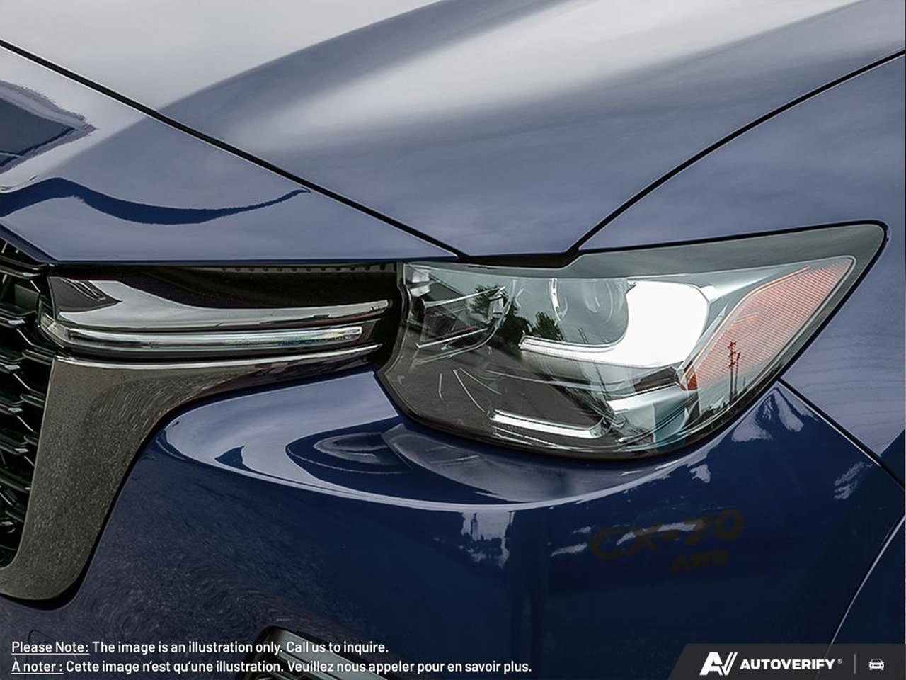 Mazda CX-70 hybride rechargeable JM3KJDHA3T1211371 2026 Bleu cristal foncé mica Mirabel - photo #9