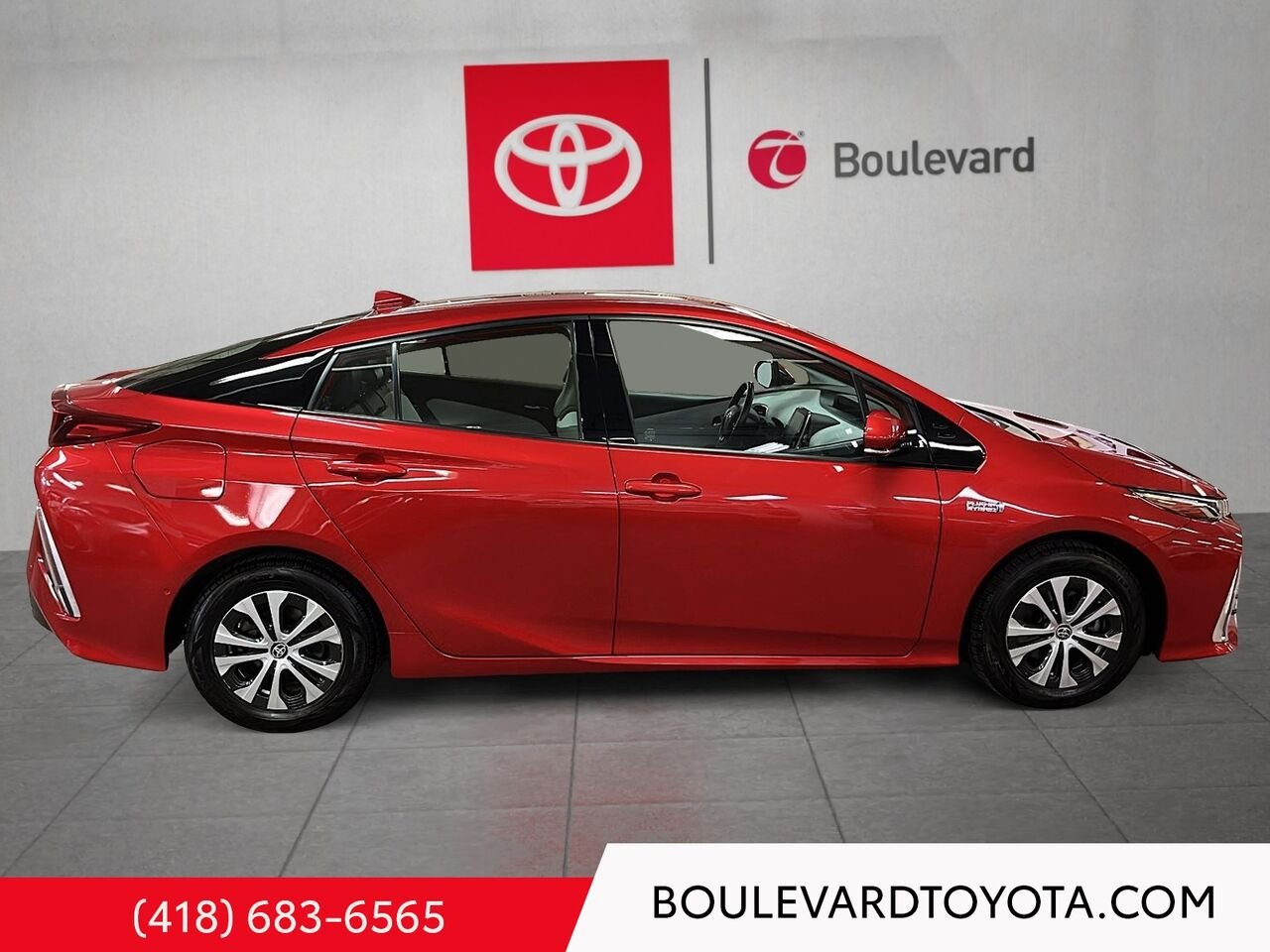 Toyota Prius Prime 100062A-60 | GROUPE TECHNOLOGIE 2020 Rouge Québec - photo #2