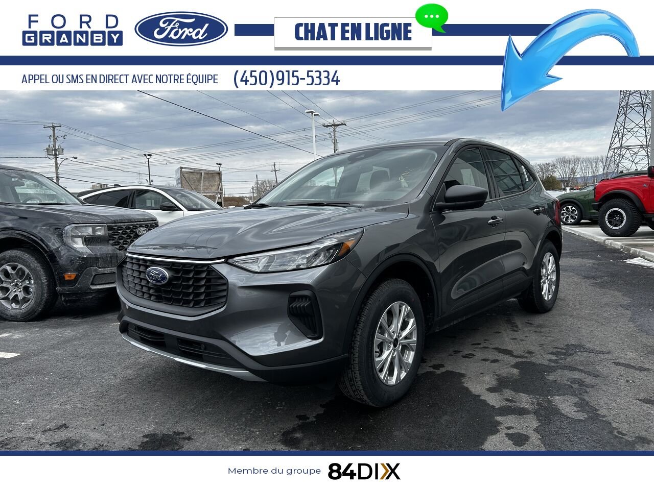 2025 Ford Escape Carbonized Grey Metallic Granby - photo #6
