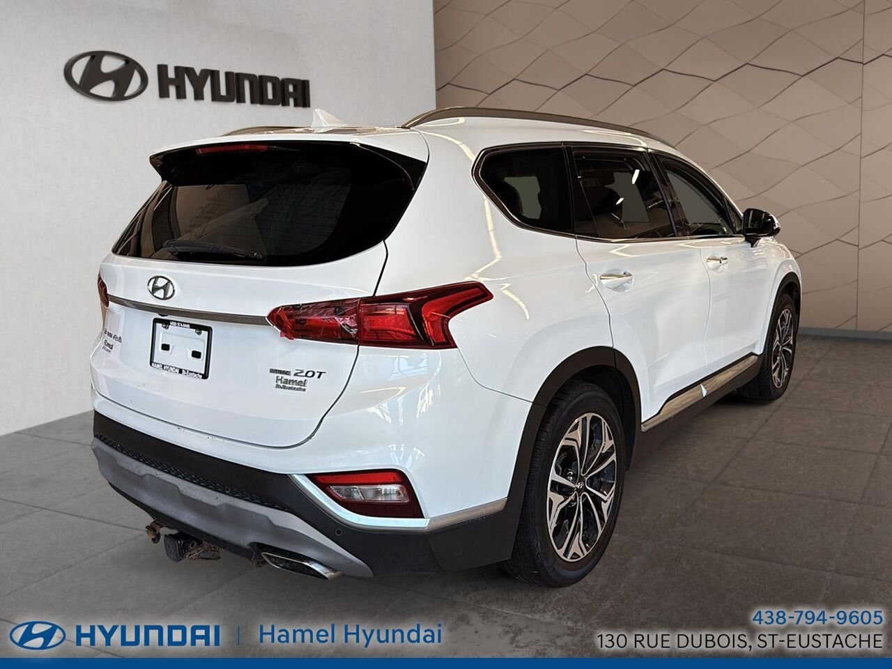 2019 Hyundai Santa Fe White Saint-Eustache - photo #2