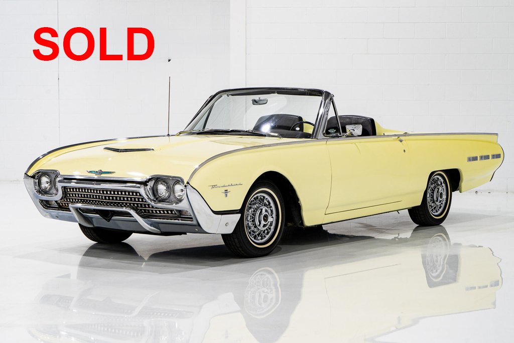 Ford Thunderbird Beautifully Presented From Older Restoration with original bill of sale 1962 Jaune Montréal - photo #0