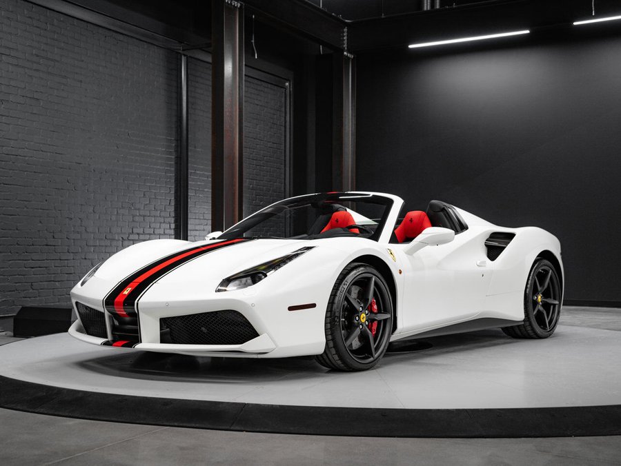 2018 Ferrari 488 Spider 2018 White