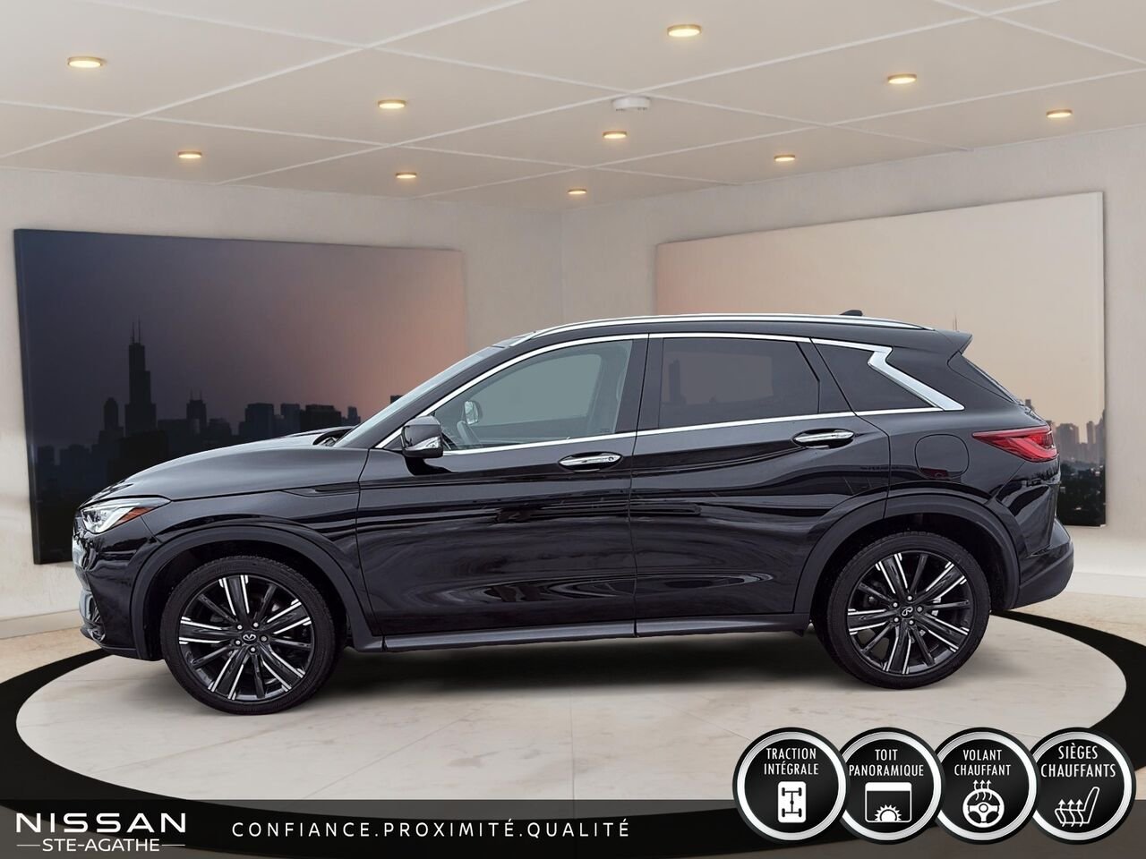 2022 INFINITI QX50 Black Sainte-Agathe-des-Monts - photo #5