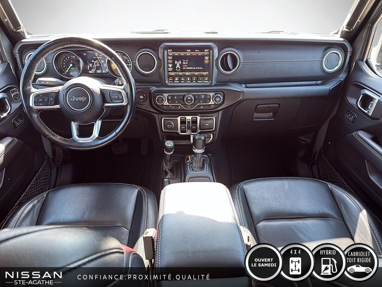 Jeep Wrangler 4xe Unlimited Sahara | 4x4 | CUIR | CARPLAY | 2022 Gris Saint-Jérôme - photo #7