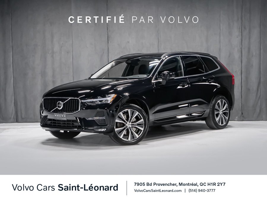 2022 Volvo XC60 B6 MOMENTUM CLIMATE PREMIUM Black