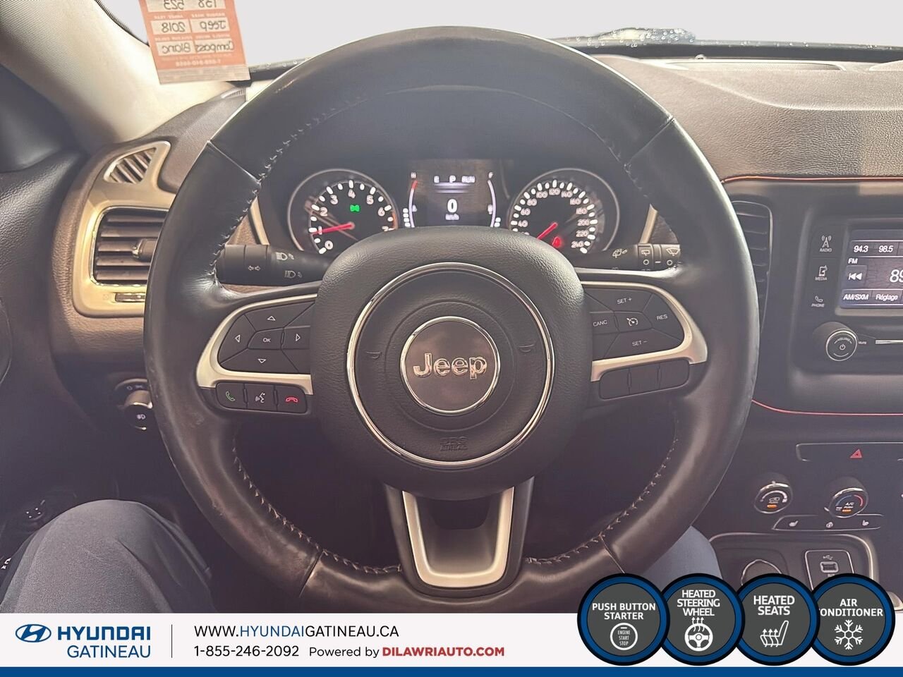 Jeep Compass 2018 Blanc Gatineau - photo #9