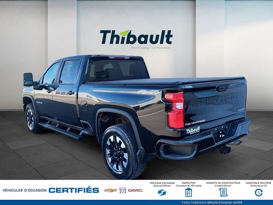 CHEVROLET SILVERADO Custom cabine multiplace 4RM 159 po 2020 Noir