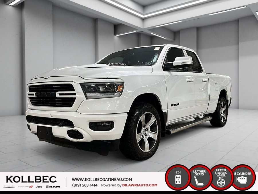 2019 RAM 1500 *** CLEAN CARFAX + BAS KILOMÉTRAGE *** White