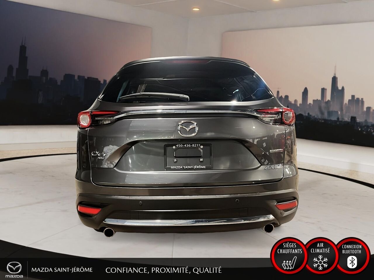 Mazda CX-9 2021 Gris Saint-Jérôme - photo #6