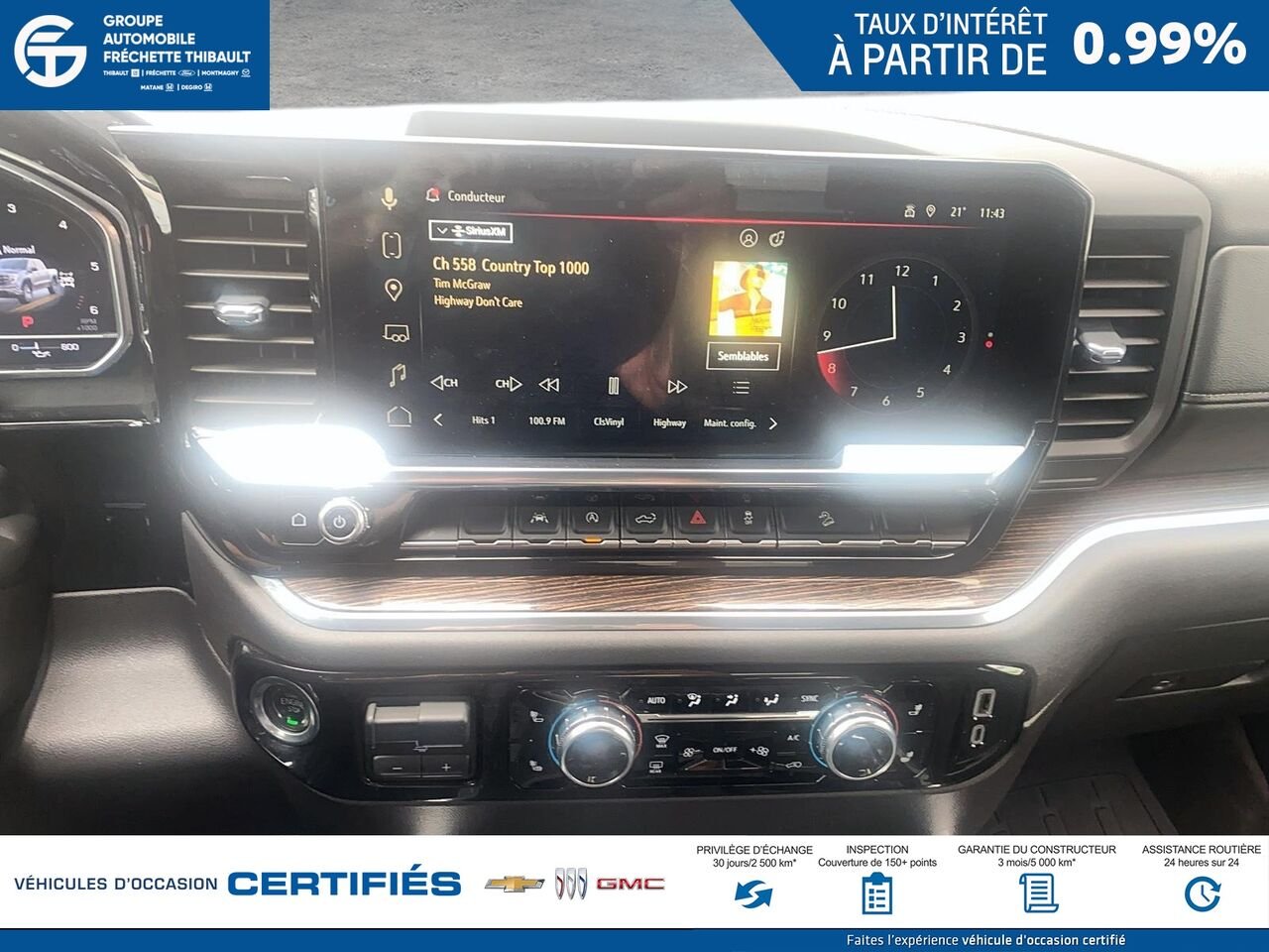 2024 GMC SIERRA Elevation cabine multiplace 4RM 157 po White Montmagny - photo #15