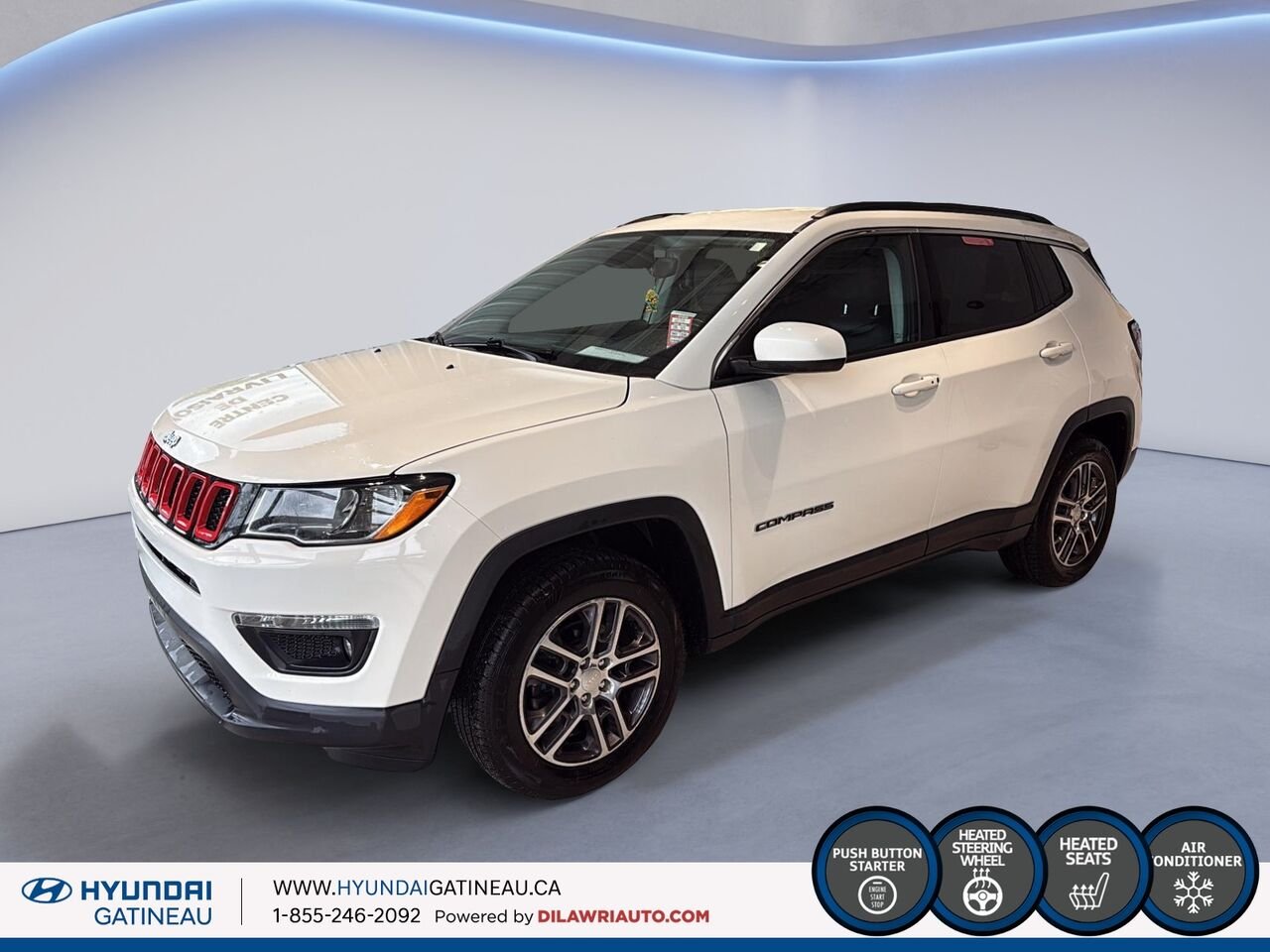 Jeep Compass 2018 Blanc Gatineau - photo #0