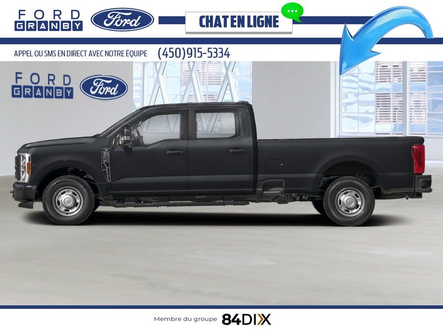 Ford Super Duty F-250 SRW XL cabine 6 places 4RM caisse de 8 pi 2026 Noir agate métallisé