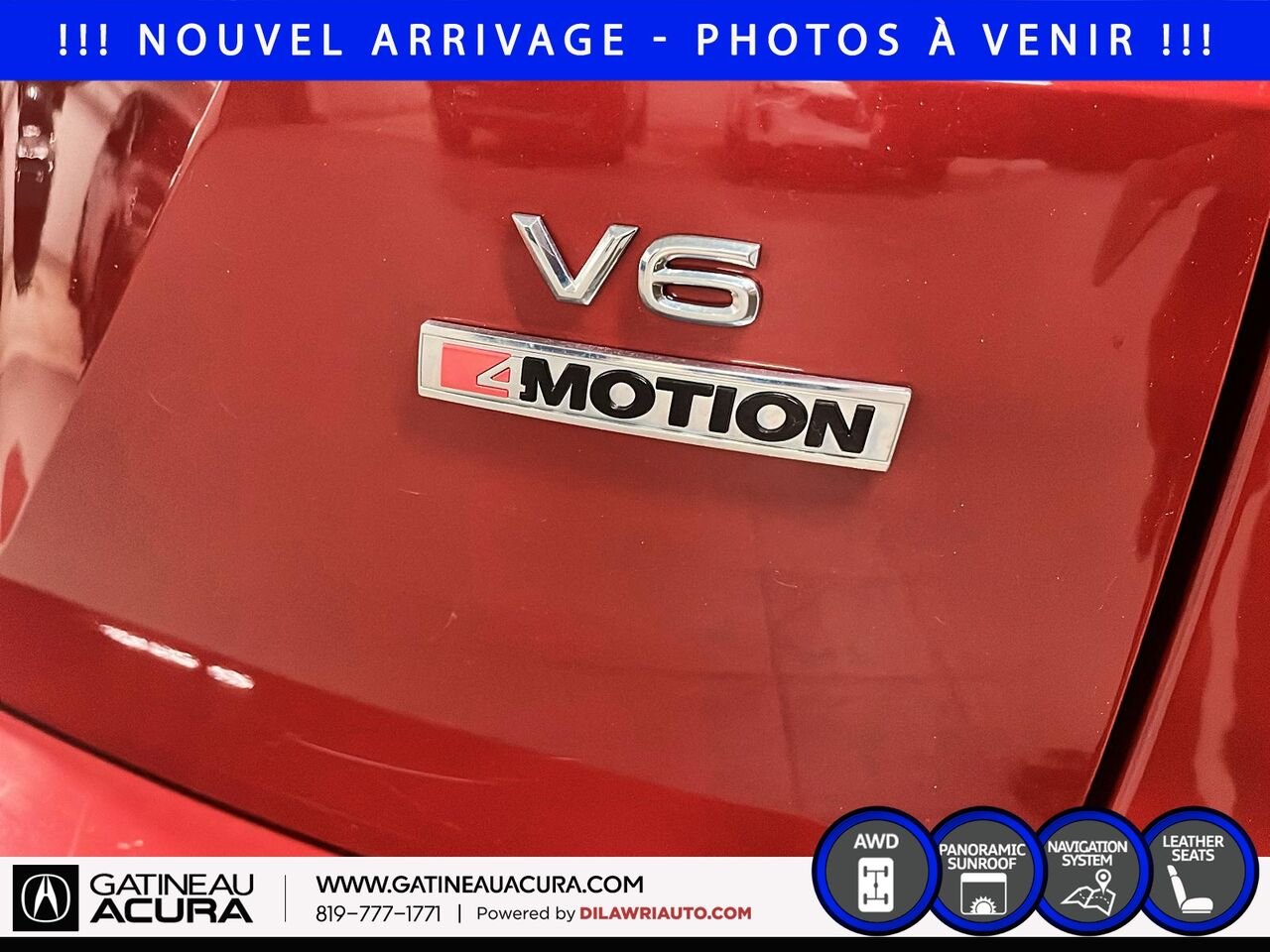2018 Volkswagen Atlas Highline 3.6 FSI 4MOTION Red Gatineau - photo #6