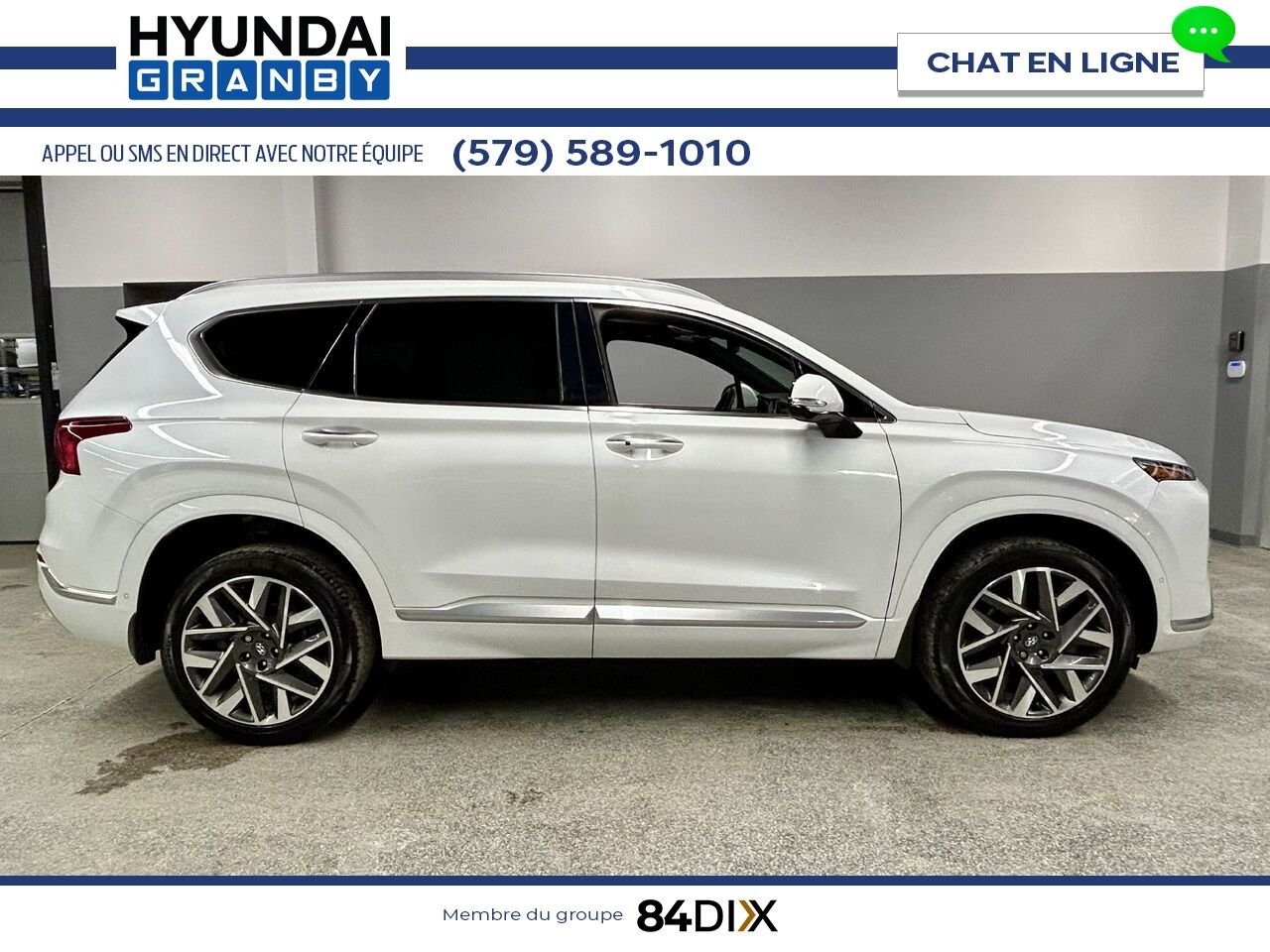 Hyundai Santa Fe 2022 Blanc Granby - photo #8