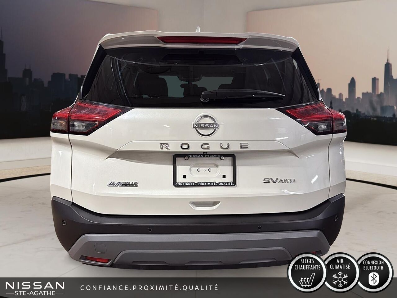 Nissan Rogue 2023 Blanc Ste-Agathe des Monts - photo #3