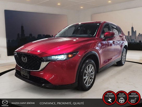 2025 Mazda CX-5 GS | CUIR | AWD | MAGS | Red
