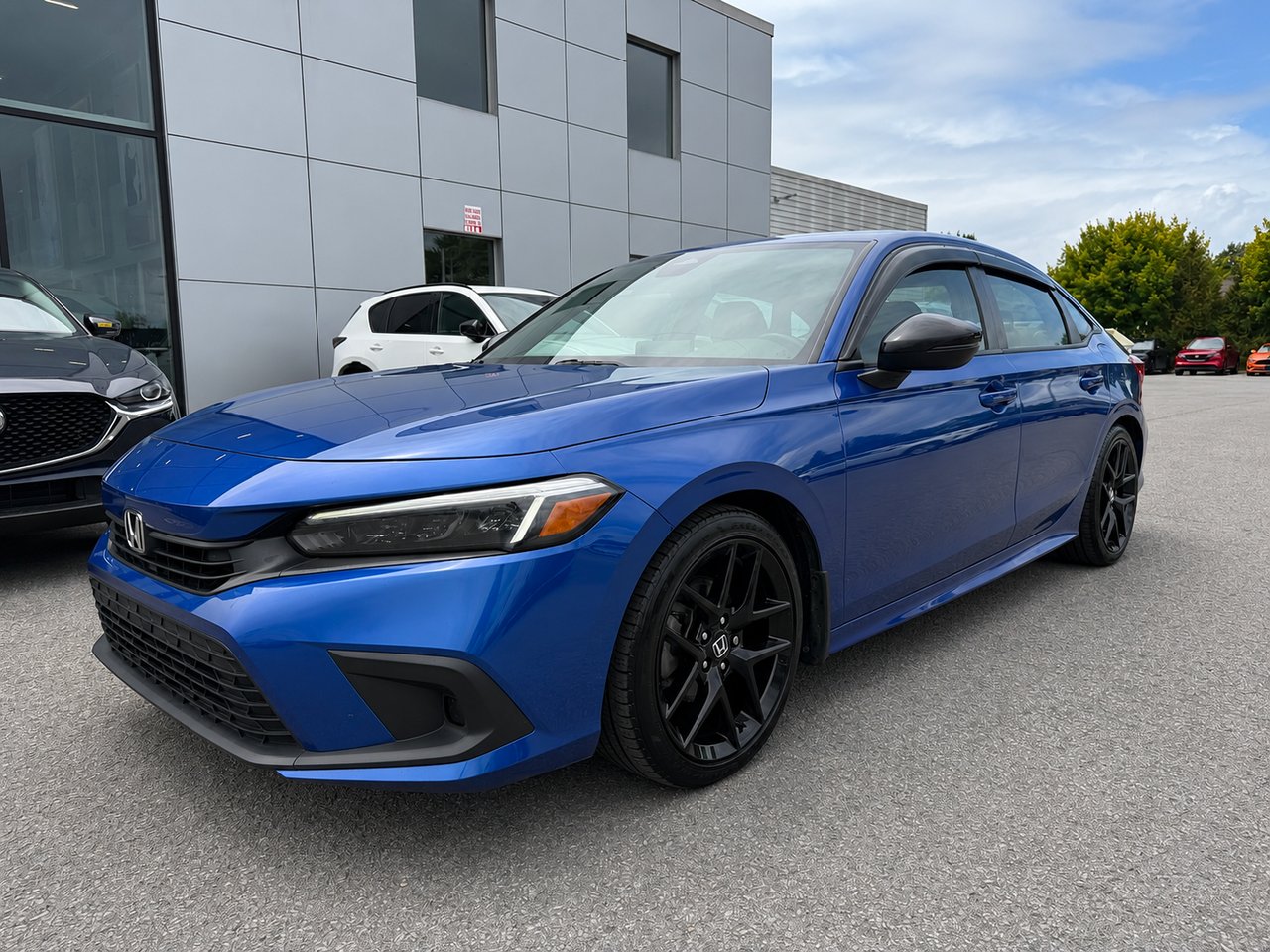 Honda Civic Berline Sport 2022 Bleu Châteauguay - photo #2