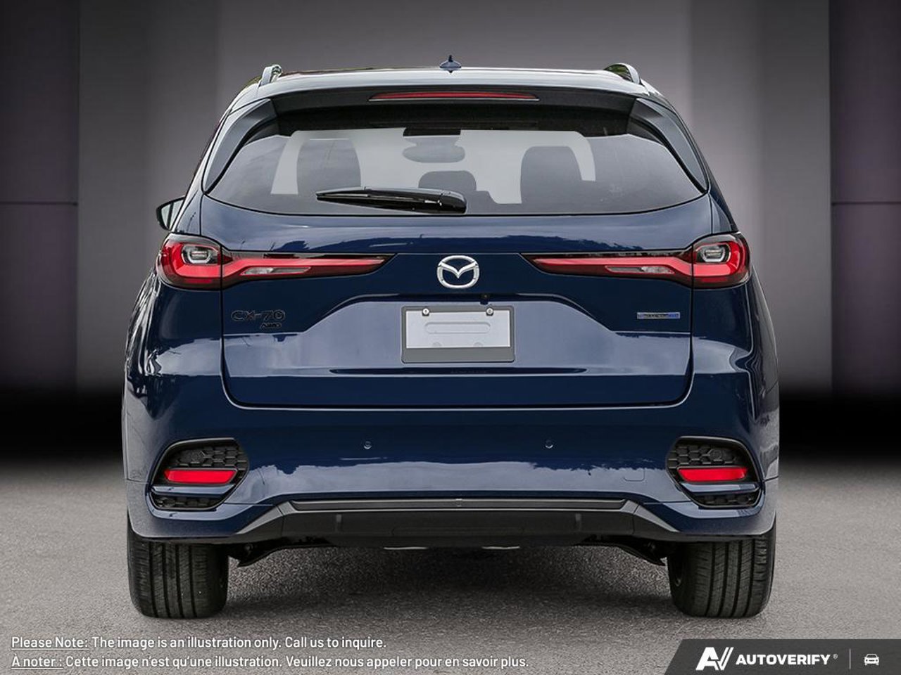 Mazda CX-70 hybride rechargeable JM3KJDHA3T1211371 2026 Bleu cristal foncé mica Mirabel - photo #4
