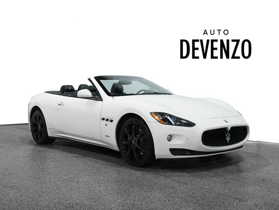2013 Maserati GRANTURISMO CONVERTIBLE 2013 White