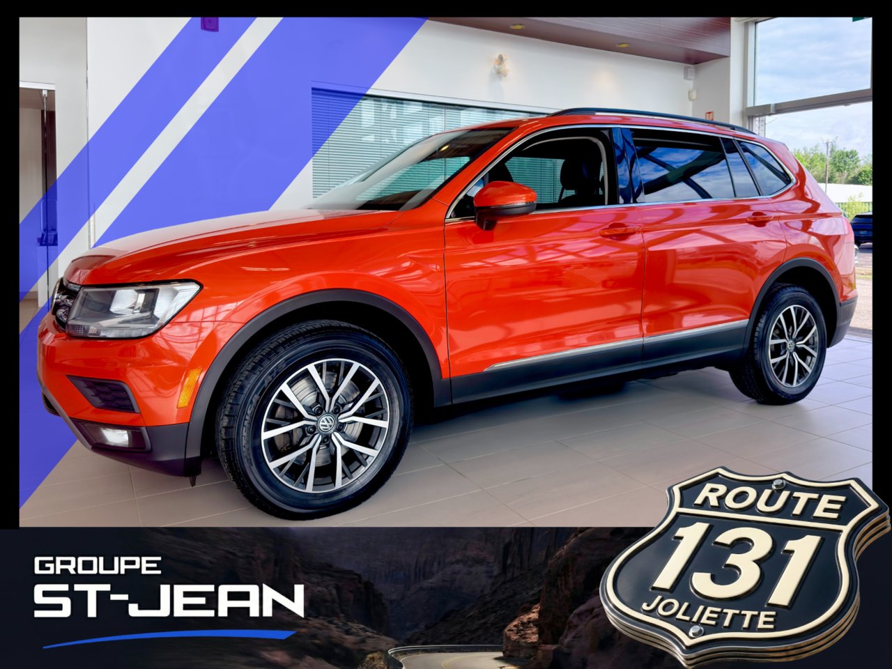 Volkswagen Tiguan 2019 Orange Notre-Dame-des-Prairies - photo #0