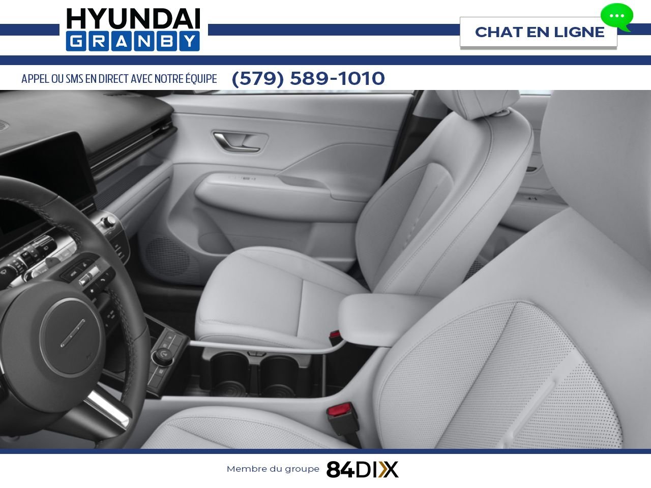 HYUNDAI Kona 2026 Gris écotronique Granby - photo #8