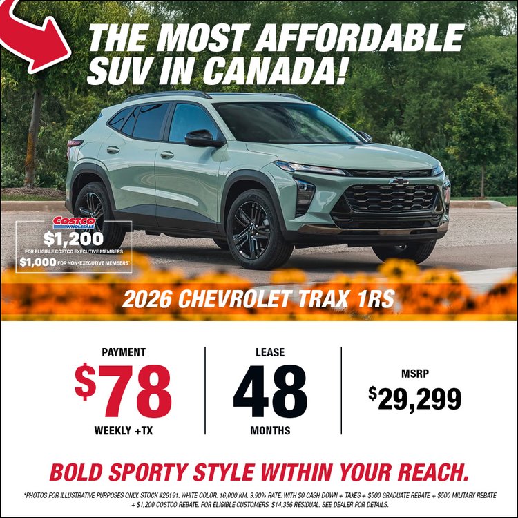 Gatineau GM promo TRAX 1RS 2026 mai EN