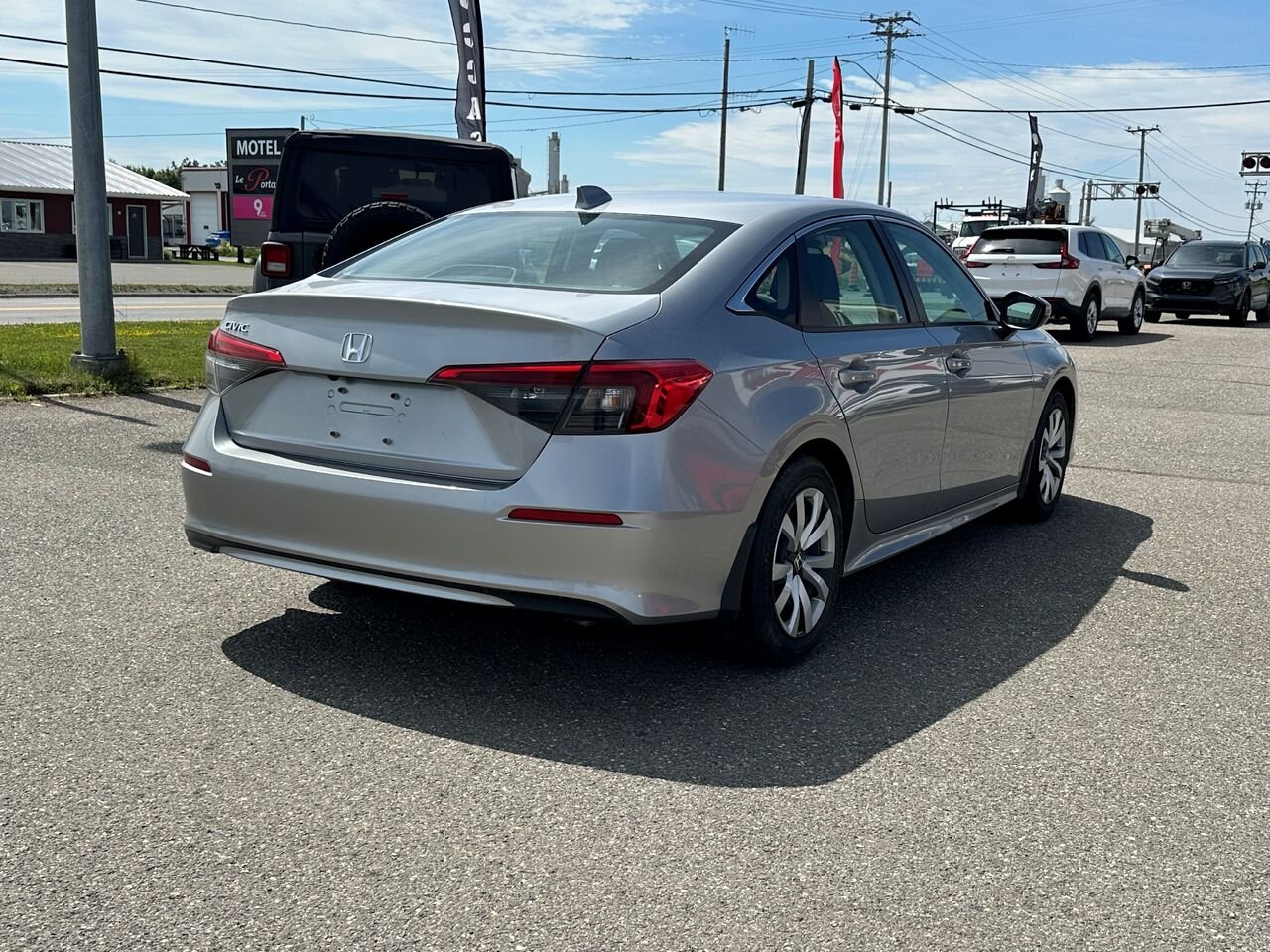 2022 Honda CIVIC LX CIVIC LX Silver Matane - photo #4